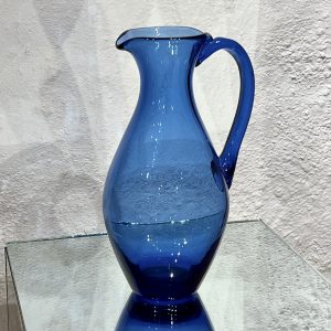 Kanna/Karaff blått glas, Reijmyre