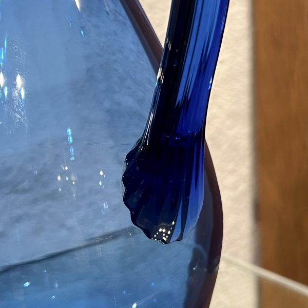 Kanna/Karaff blått glas, Reijmyre - Bild 3