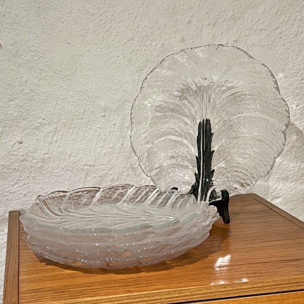 Orrefors ”Eden” mattallrikar i glas